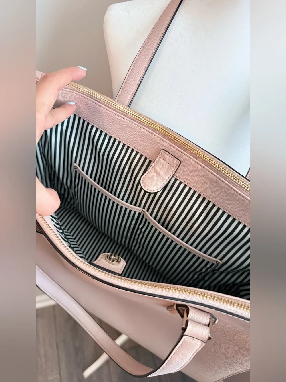 Kate Spade Cameron Street Jensen Leather Pink Tote